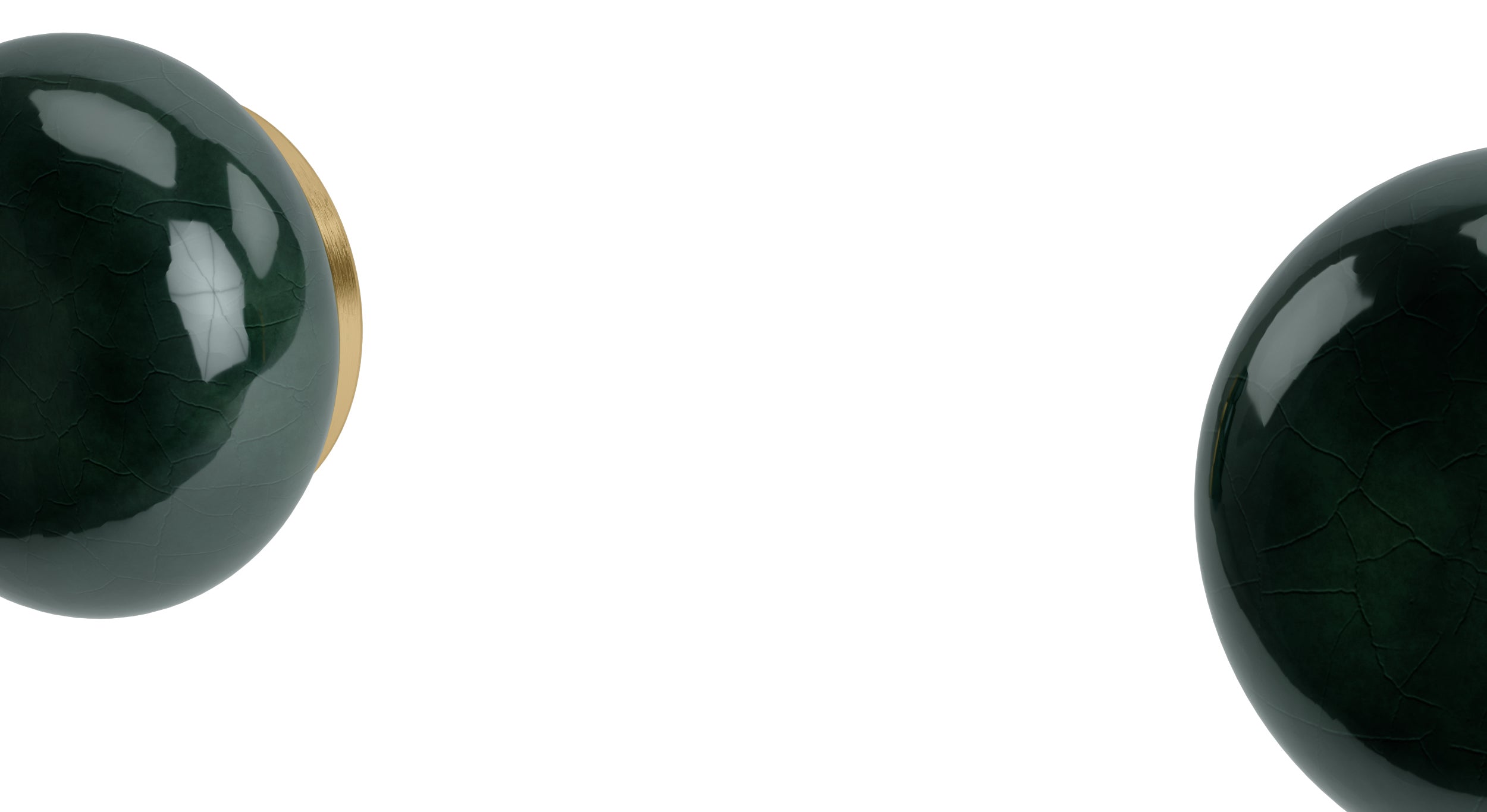 Foundry One Handle Wall Mount Diverter/Volume Control Shower Trim with Pebble Ceramic Knob Handle in Satin Brass