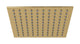 Flatiron 8" Shower Head in Satin Brass