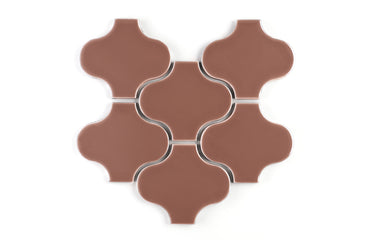 Paseo Original Ceramic Tile in Mauve Gloss