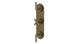 Contour Three Handle Wall Mount Shower Trim with Soft Cross/Soft Lever Handles in Antique Brass