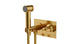 Emerson One Handle Wall Mount Bidet Trim with Classic Lever Handle in French Brass
