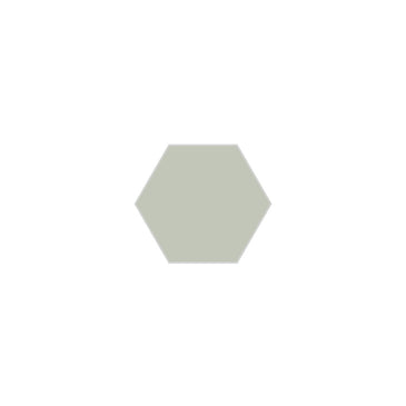 4" Hexagon Original Ceramic Tile in Salton Sea Matte