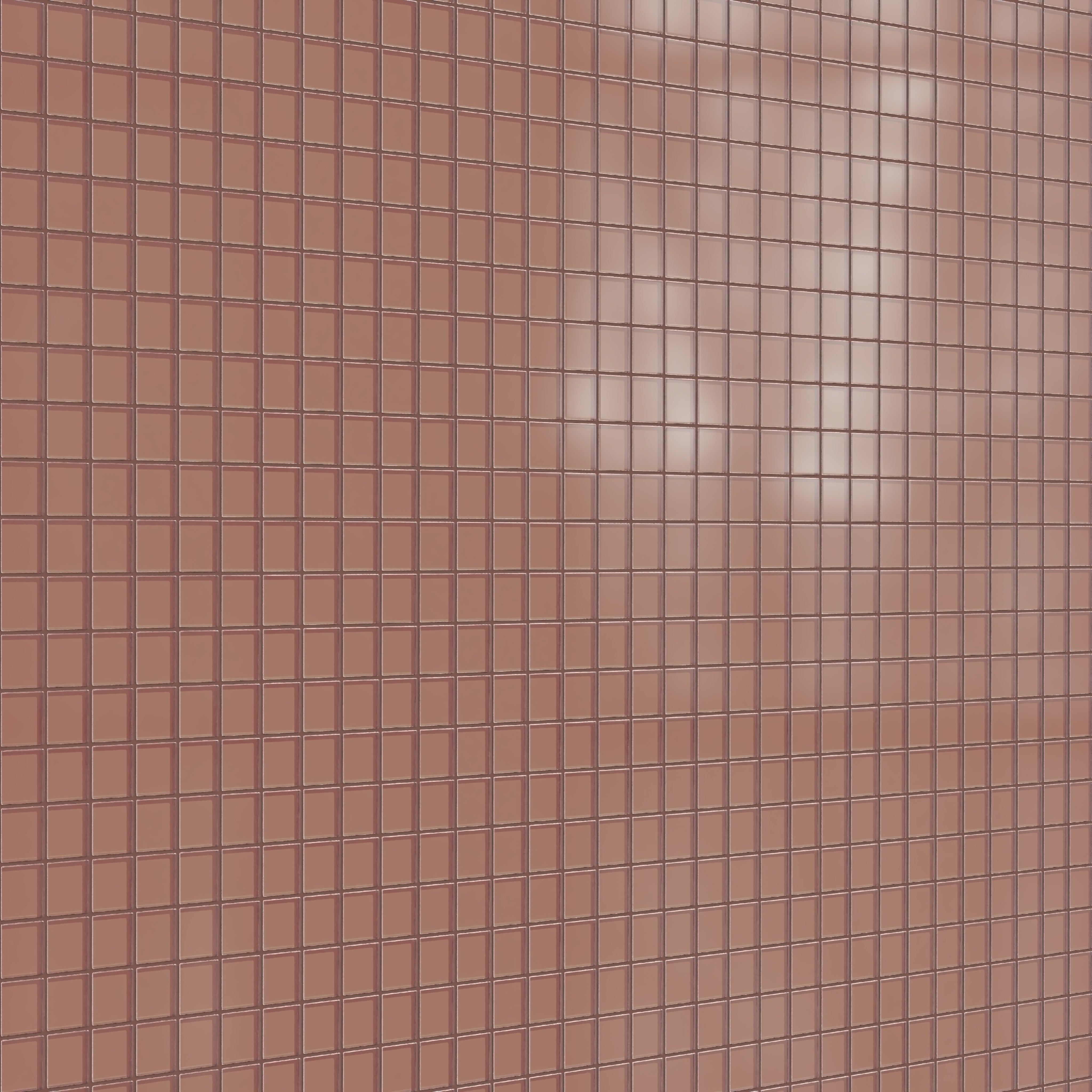 2x2 Straight Set Sheeted Glass Mosaic Tile in Flicker Matte