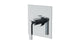Flatiron One Handle Wall Mount Shower Trim with Linear Lever Handle in Polished Chrome