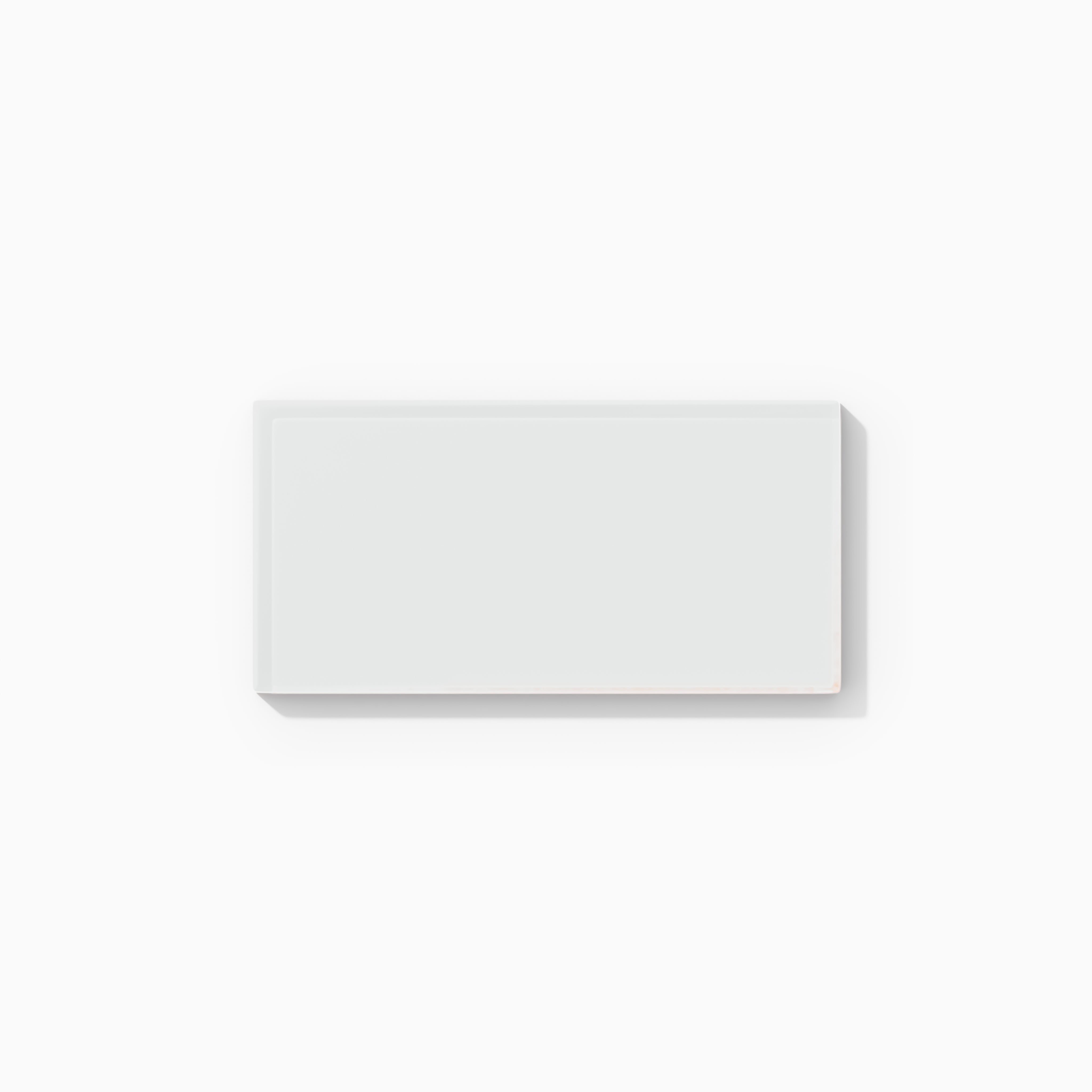 3x6 Glass Tile in Egret Matte