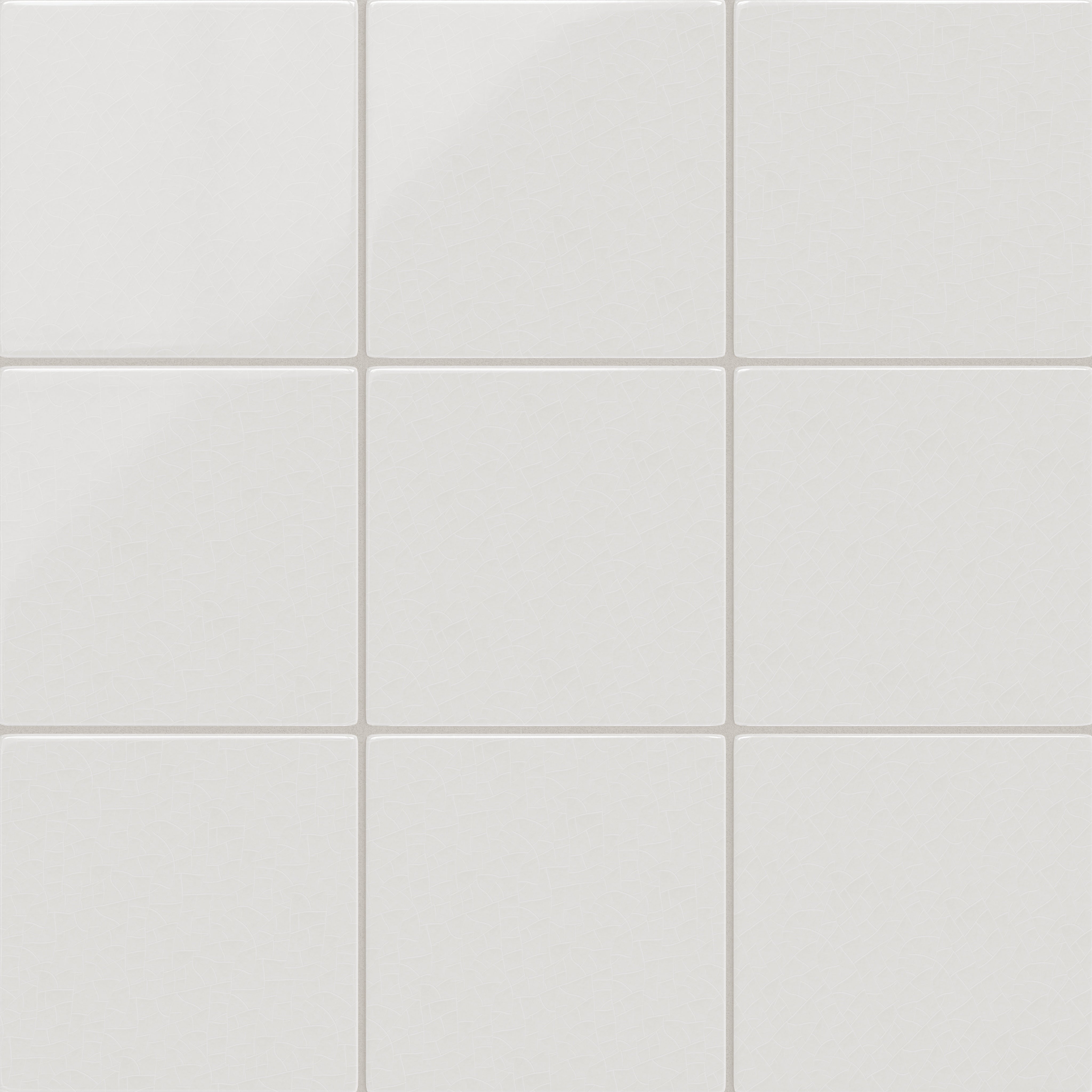 8x8 Original Ceramic Tile in Frost Gloss