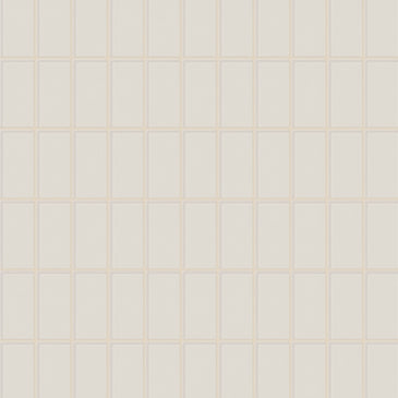 2x4 Straight Set Sheeted Glass Mosaic Tile in Dove Gloss