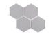 6" Hexagon Original Ceramic Tile in Thistle Gloss