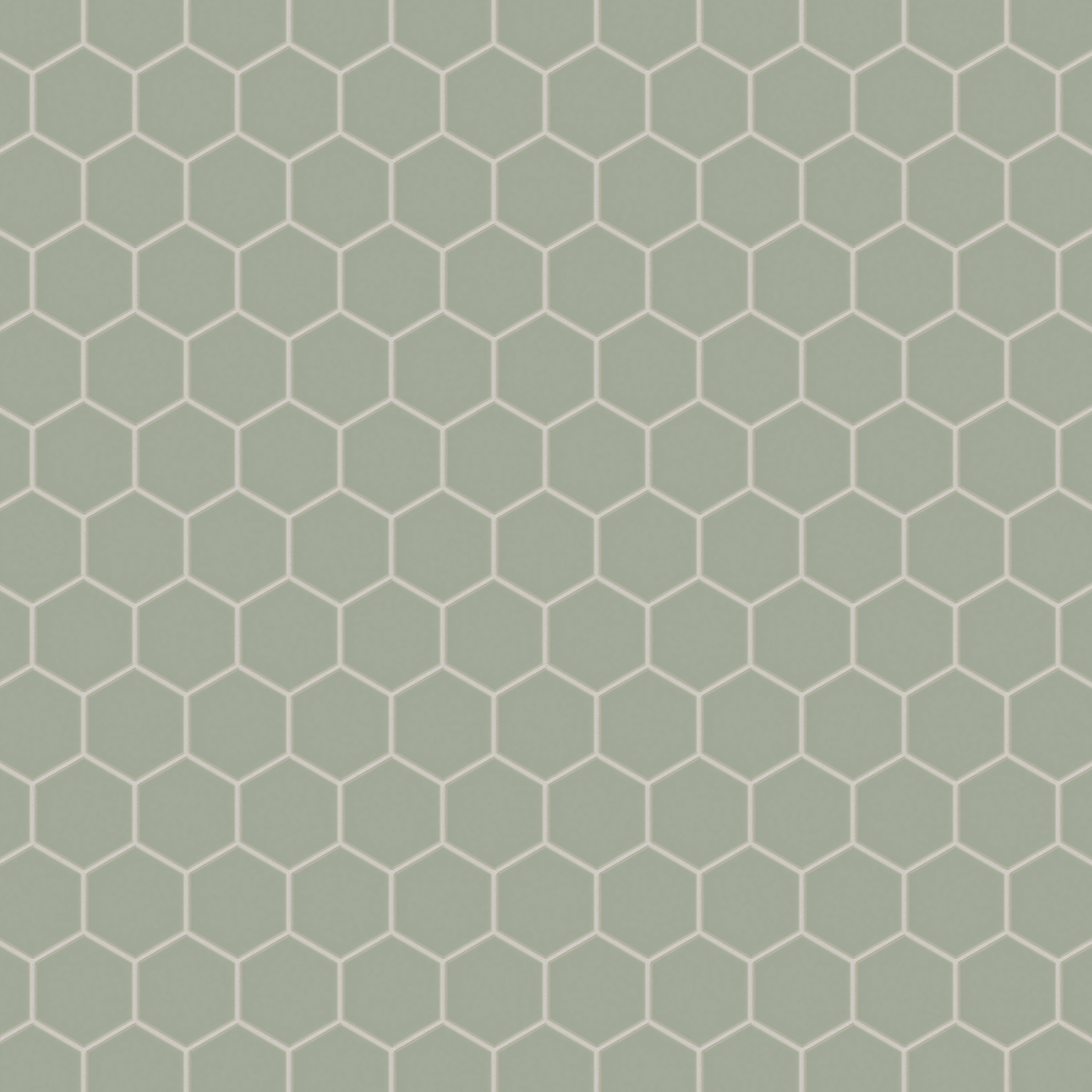 4" Hexagon Original Ceramic Tile in Rosemary Matte