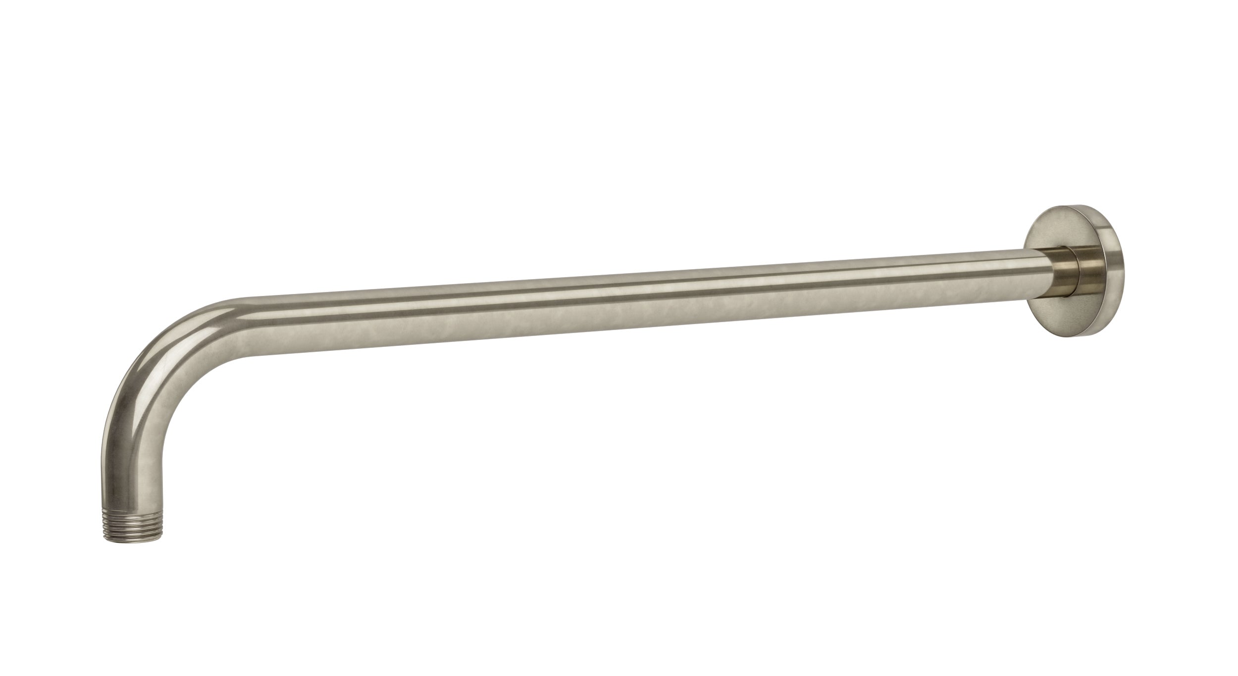 Contour & Foundry 90-Degree 16" Shower Arm with Flange in French Nickel