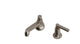 Emerson One Handle Deck Mount Low Hexagon Lavatory Faucet with Classic Lever Handle in Antique Nickel