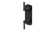 Emerson Two Handle Wall Mount Shower Trim with Classic Lever Handles in Blackened Nickel