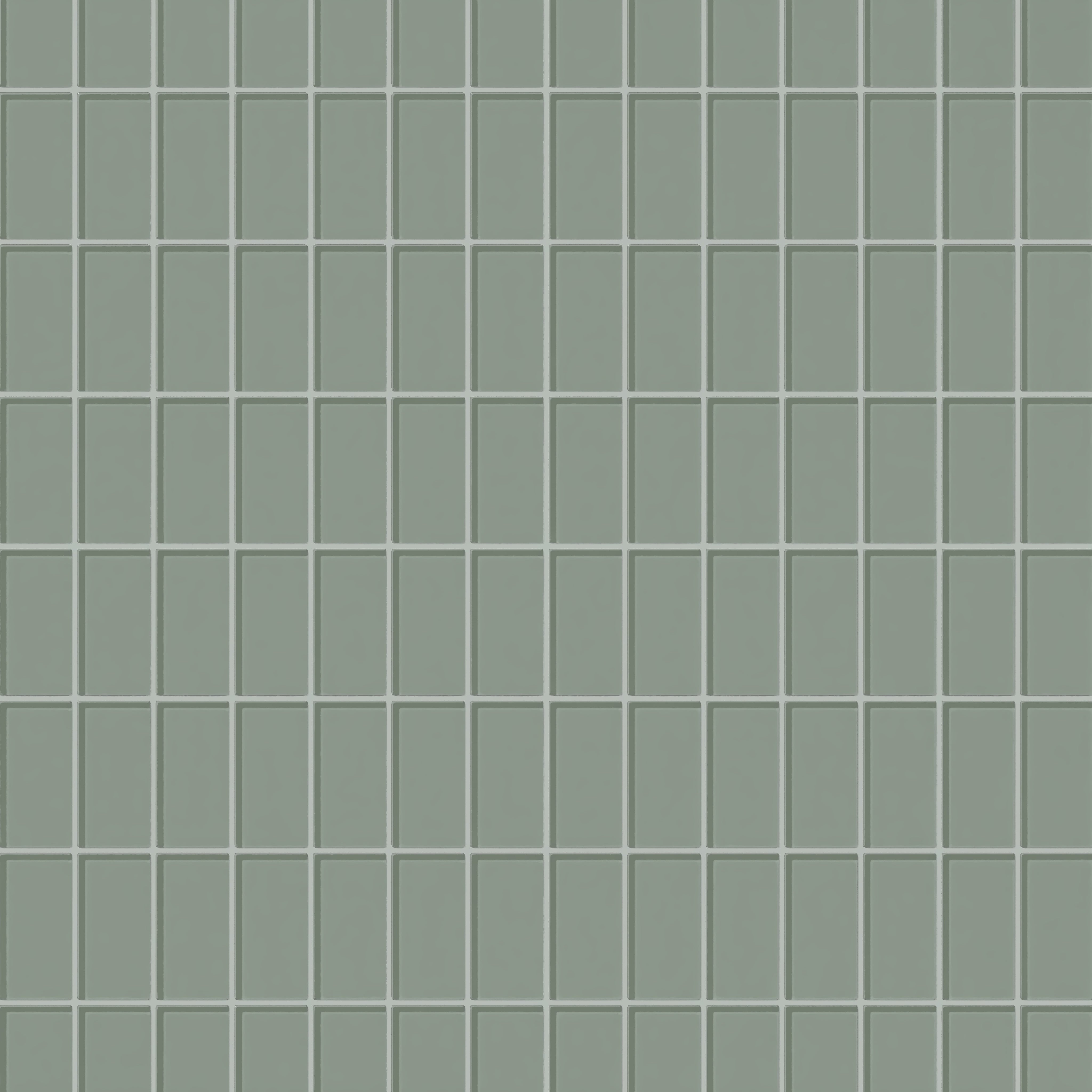 2x4 Straight Set Sheeted Glass Mosaic Tile in Hummingbird Gloss