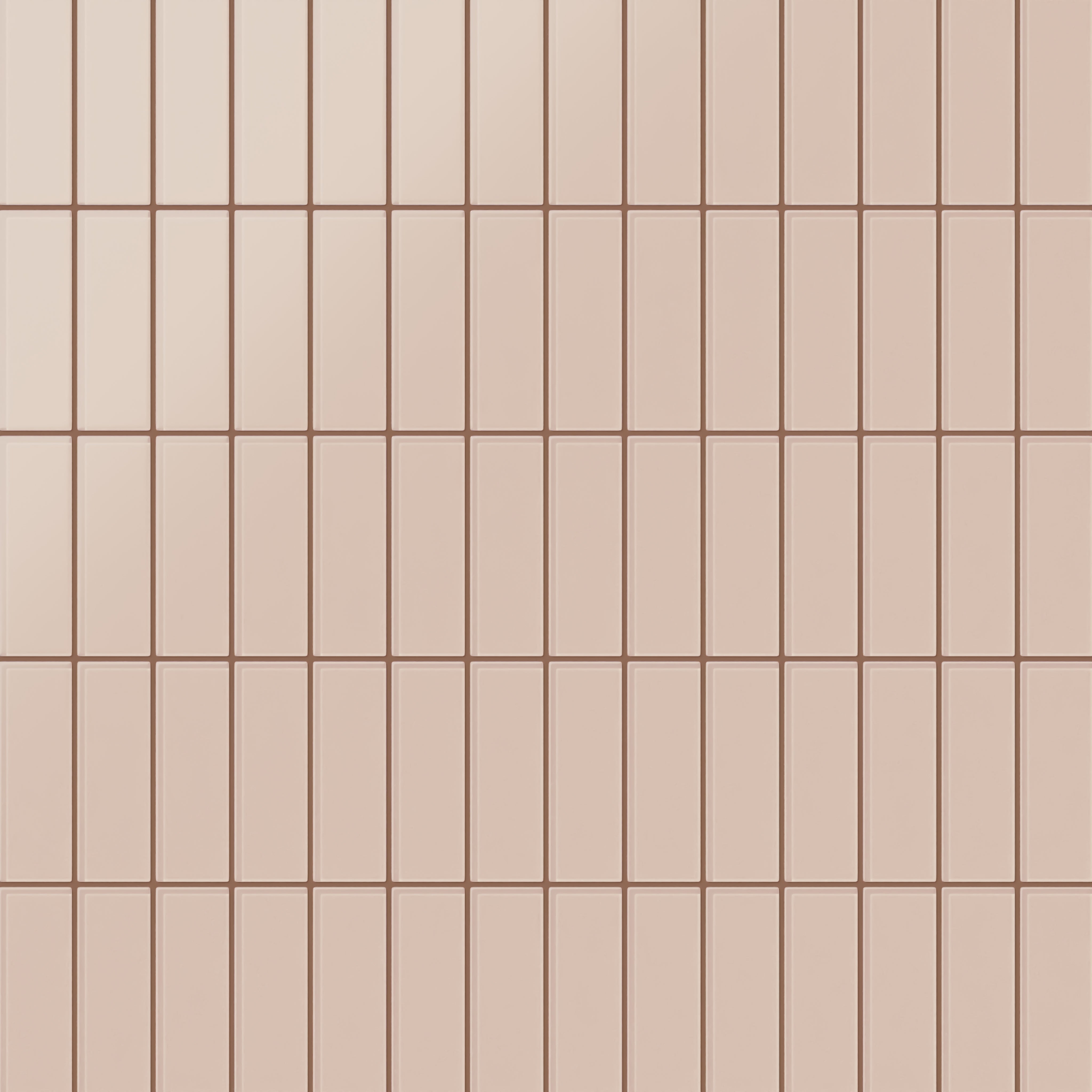 2x6 Glass Tile in Rosy Finch Matte