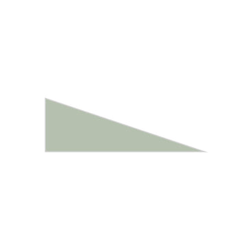 Right Scalene Triangle Original Ceramic Tile in Rosemary Matte