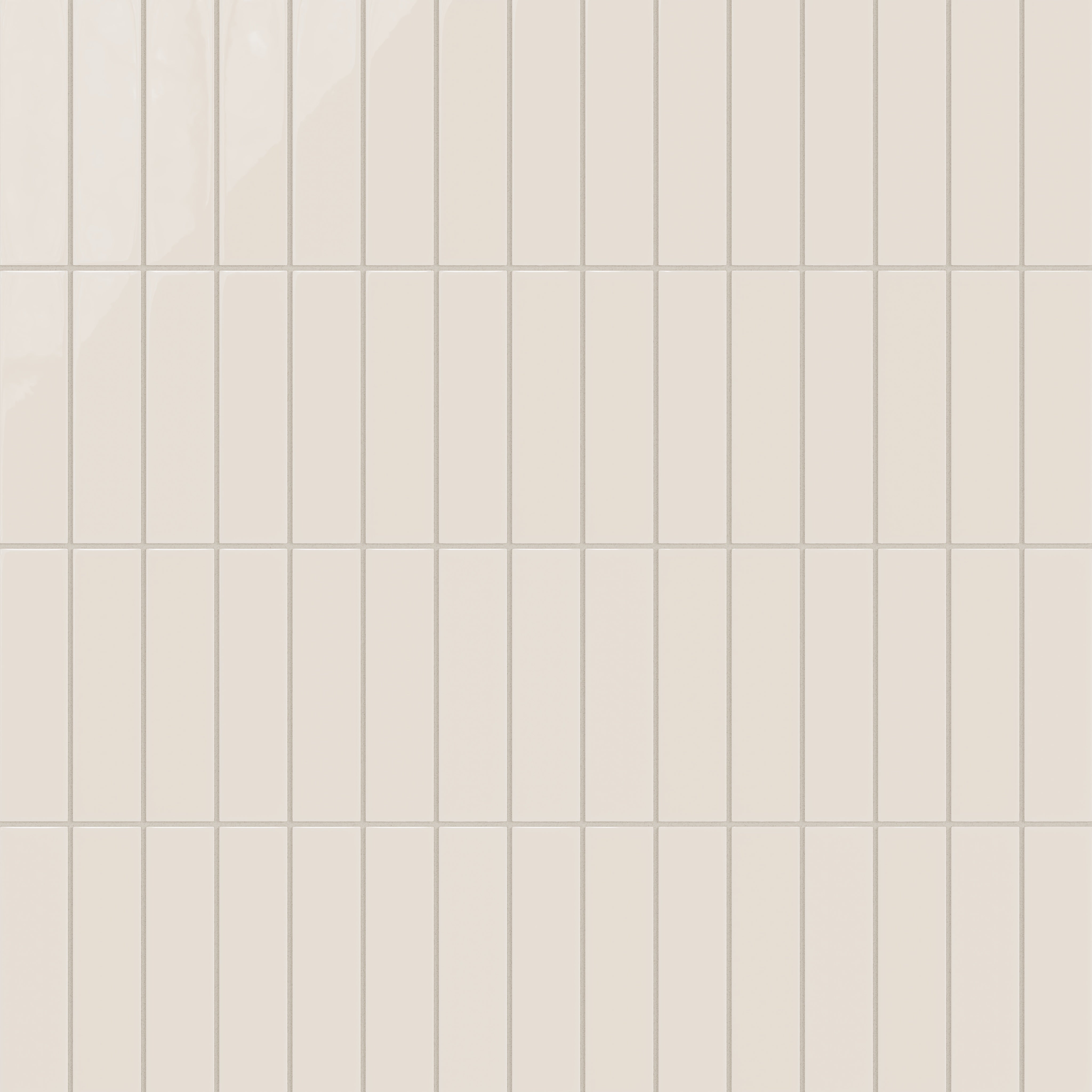 2x8 Natural Press Ceramic Tile in Pearl Gloss