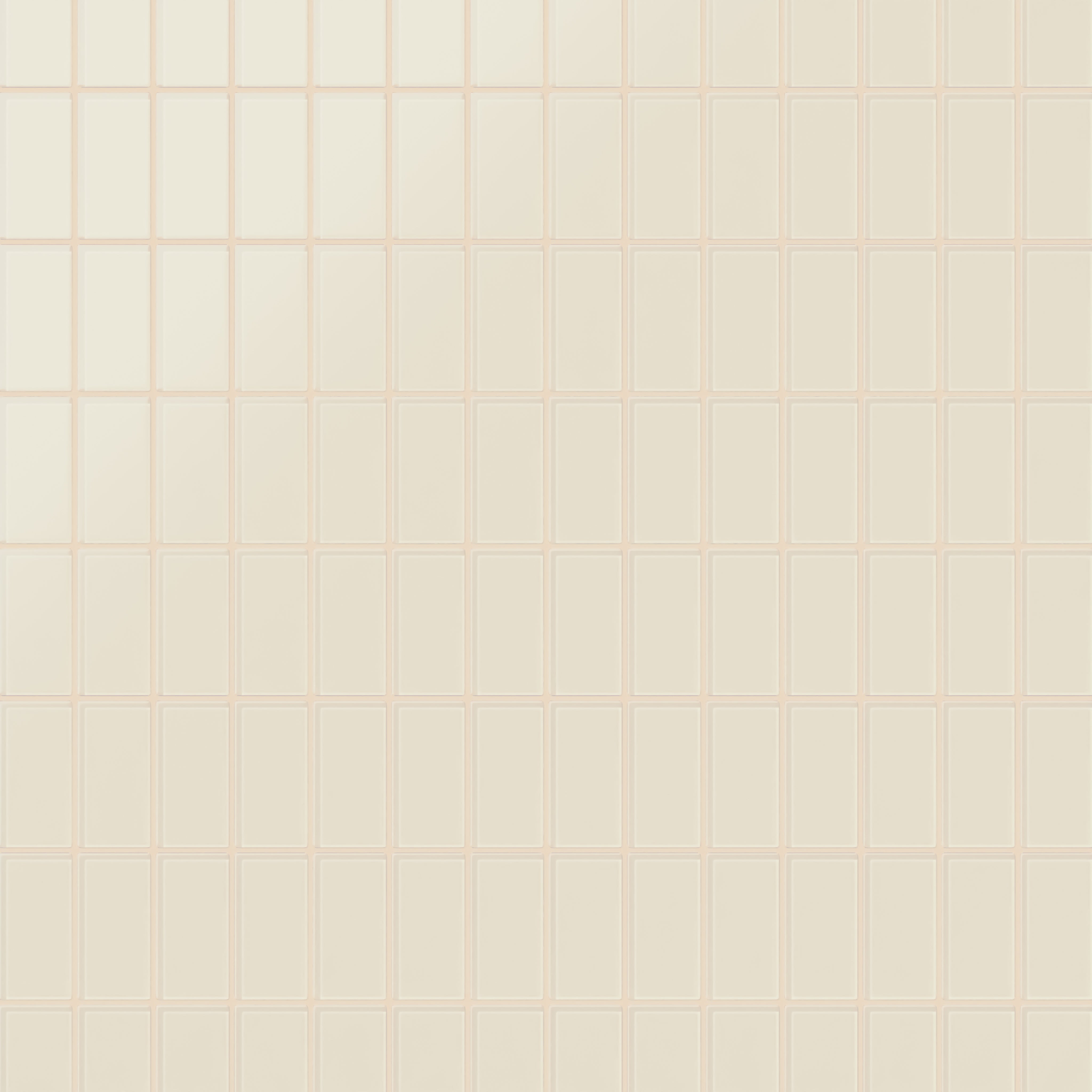 2x4 Straight Set Sheeted Glass Mosaic Tile in Sparrow Matte