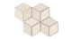 Large Diamond Original Ceramic Tile in Ivory Matte