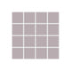 2x2 Straight Set Sheeted Original Ceramic Mosaic Tile in Dust Storm Matte