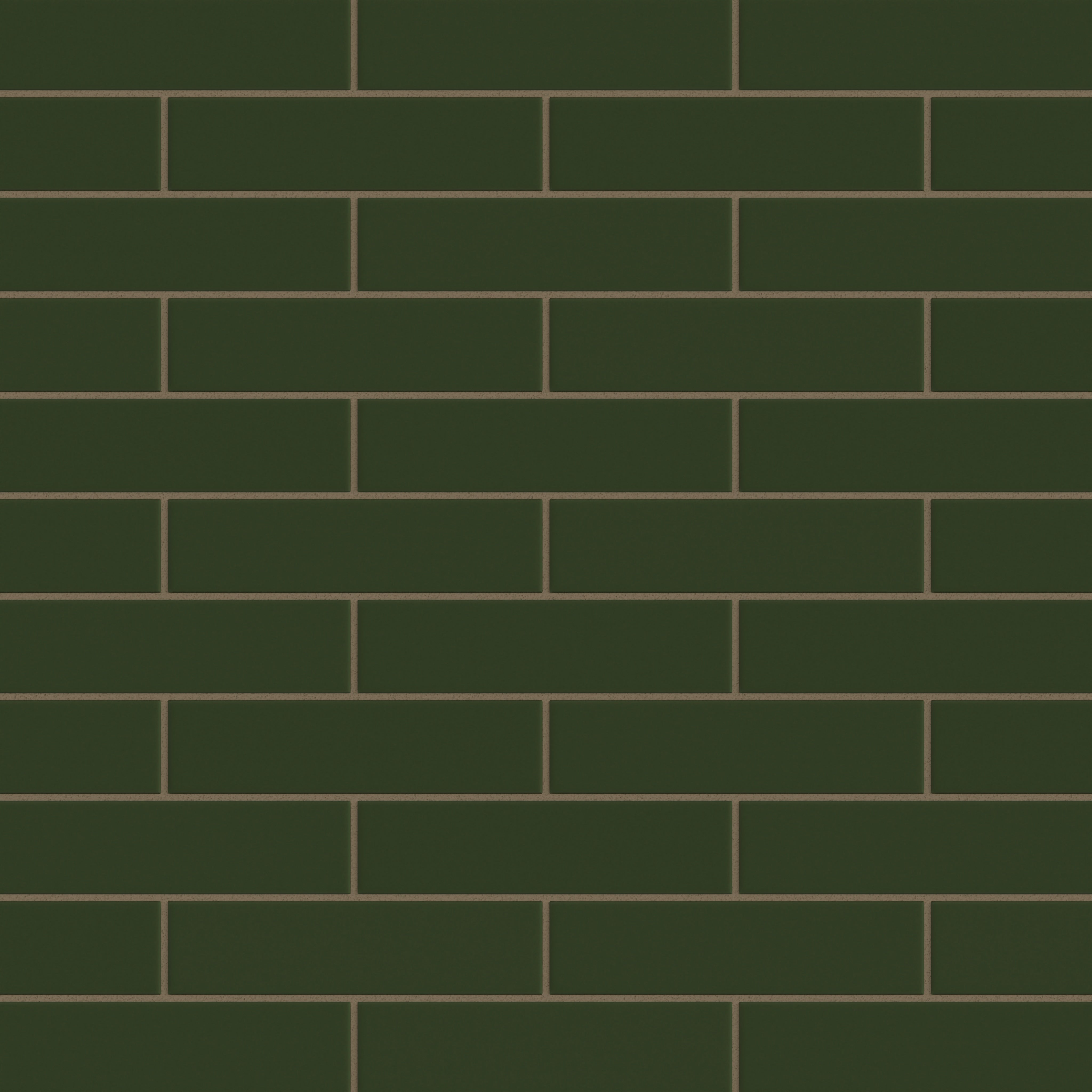 2x8 Original Ceramic Tile in Hunter Green Matte