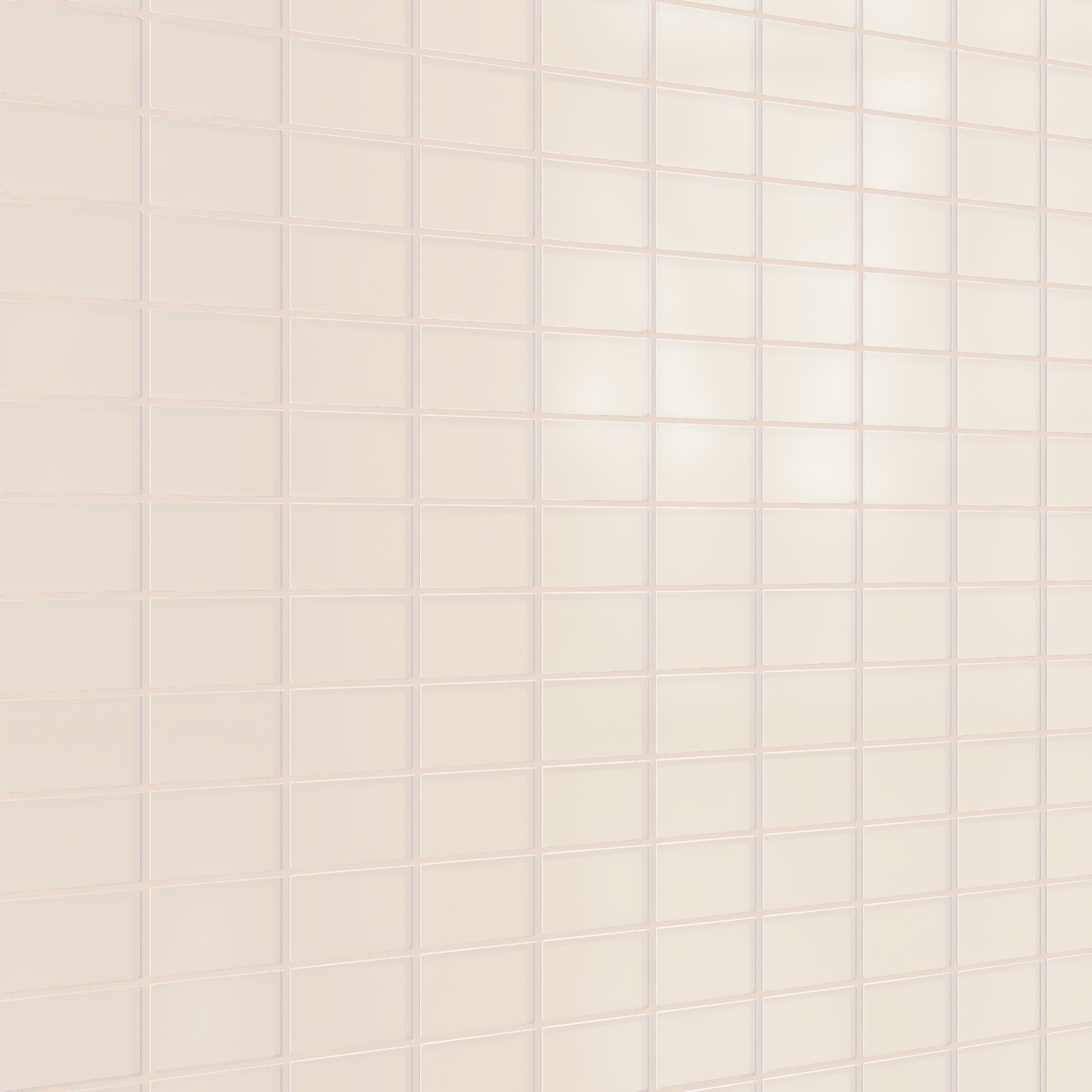2x4 Straight Set Sheeted Glass Mosaic Tile in Sandpiper Matte