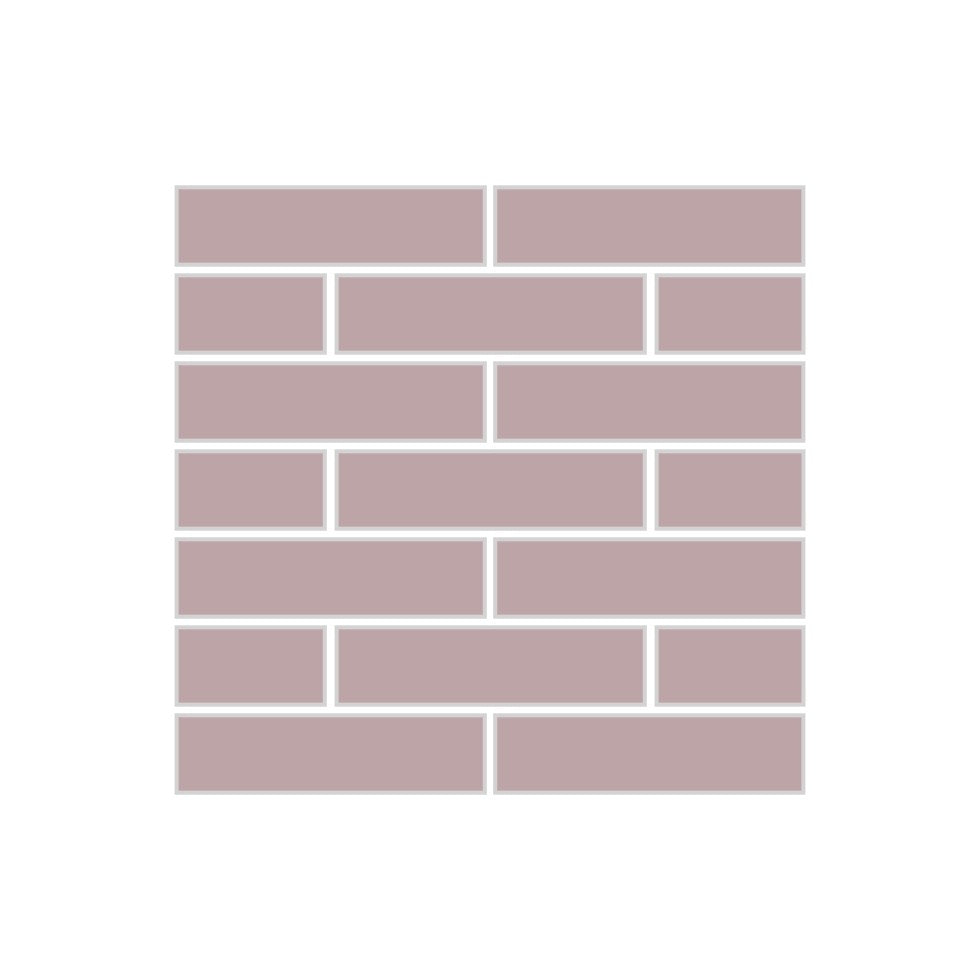 1x4 Half Offset Sheeted Original Ceramic Mosaic Tile in Painted Sky Matte