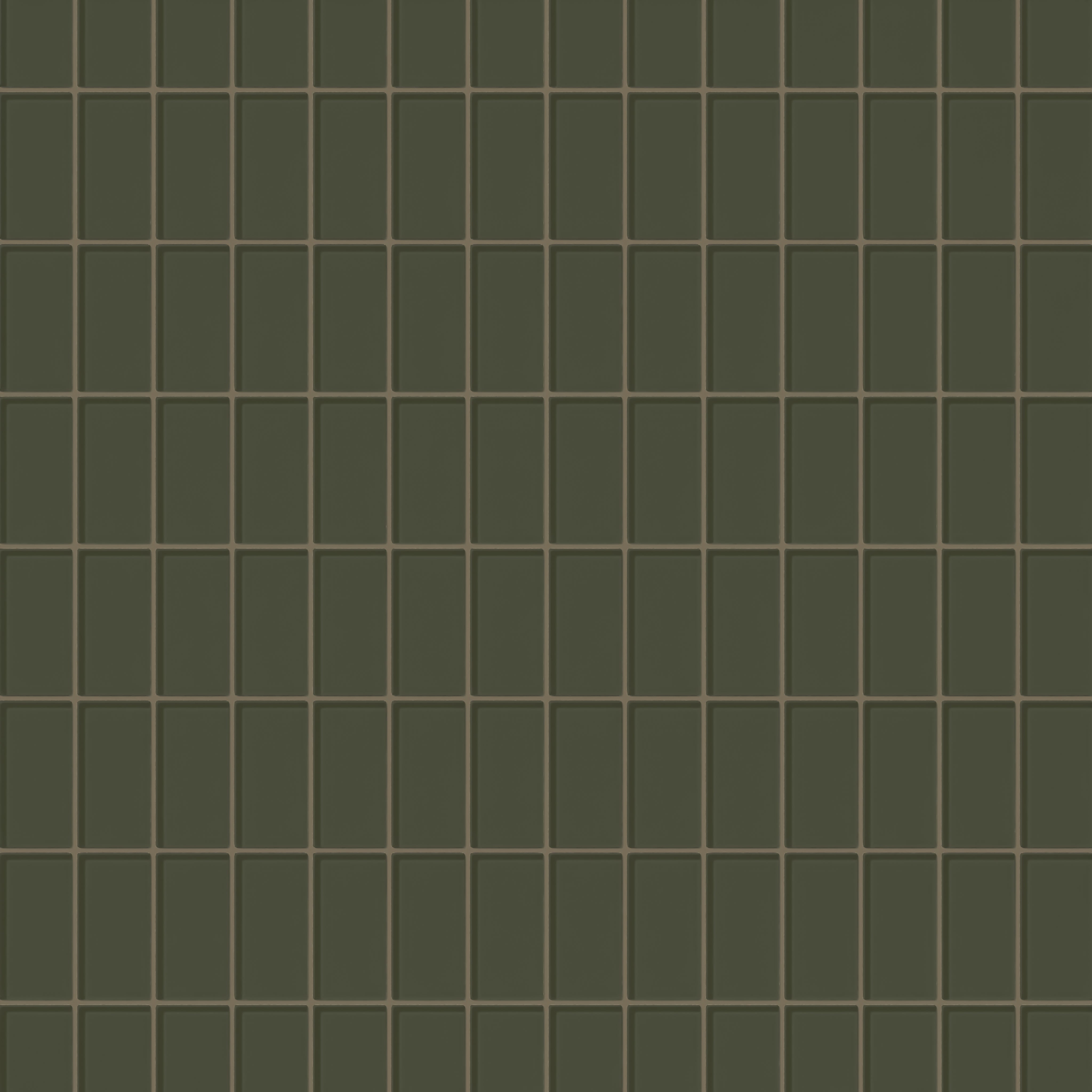 2x4 Straight Set Sheeted Glass Mosaic Tile in Roadrunner Gloss
