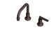 Emerson One Handle Deck Mount Squaretop Lavatory Faucet with Classic Lever Handle in Architectural Copper
