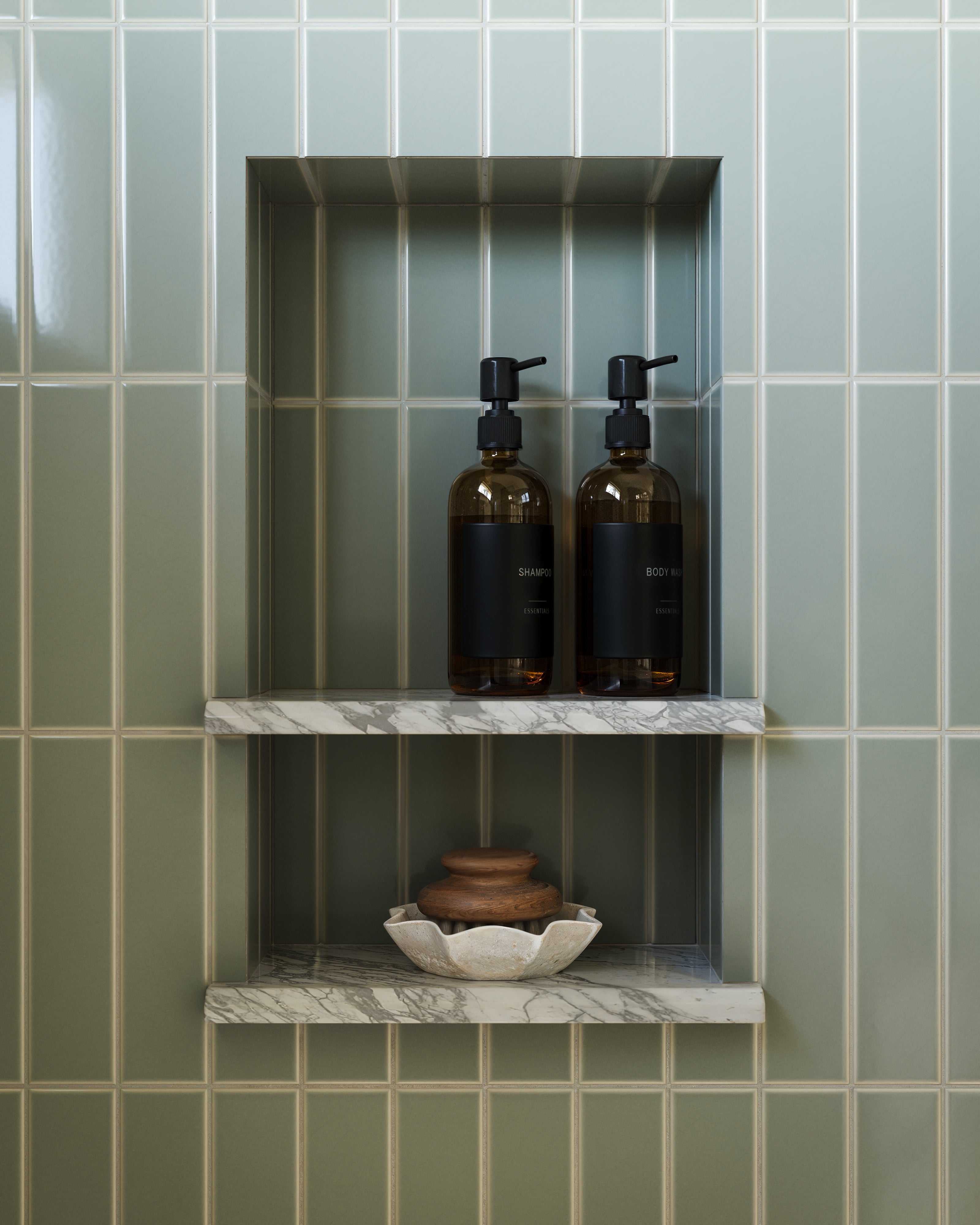 2x8 Original Ceramic Tile in Rosemary Gloss