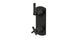 Emerson Two Handle Wall Mount Shower Trim with Classic Cross/Classic Lever Handles in Blackened Nickel