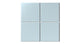 6x6 Natural Press Ceramic Tile in Egyptian Blue Matte