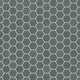 1" Hexagon Sheeted Original Ceramic Mosaic Tile in Flagstone Matte