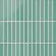 1x6 Straight Set Sheeted Original Ceramic Mosaic Tile in Amalfi Coast Gloss