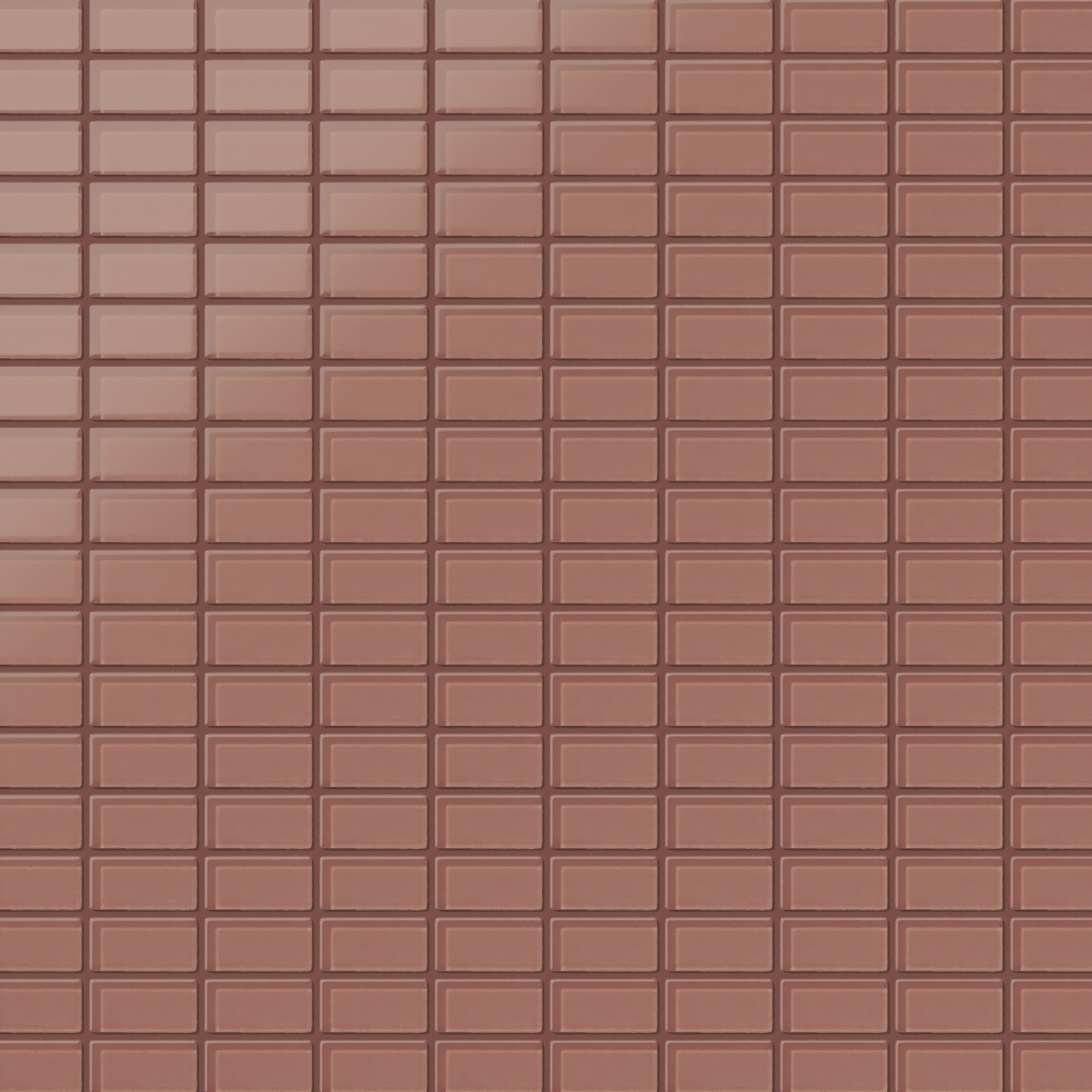 1x2 Straight Set Sheeted Glass Mosaic Tile in Flicker Matte