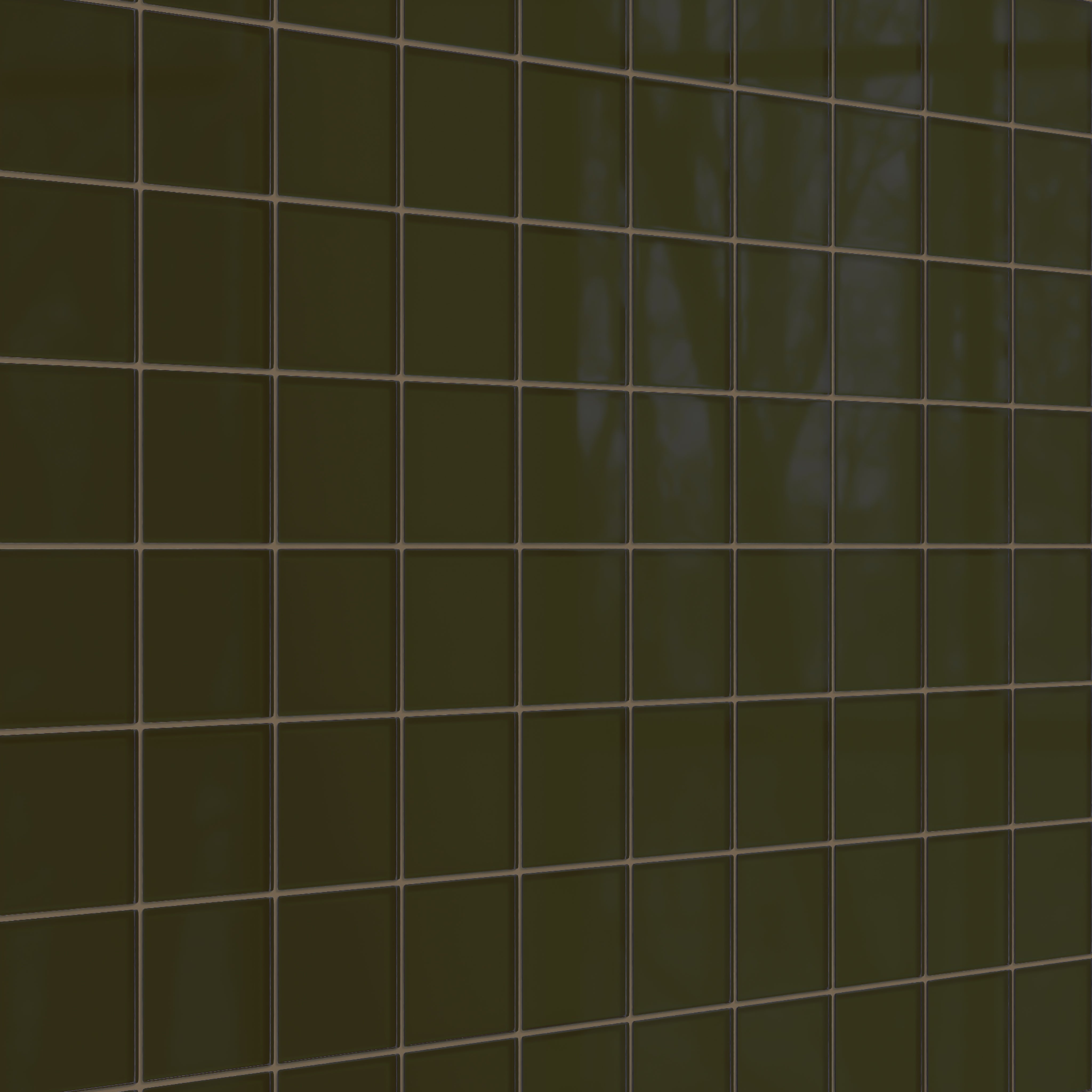 4x4 Glass Tile in Catbird Gloss