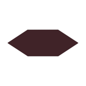 Picket Original Ceramic Tile in Redwood