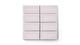 2x4 Straight Set Sheeted Original Ceramic Mosaic Tile in Evening Glow Gloss