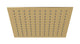 Flatiron 12" Shower Head in Satin Brass
