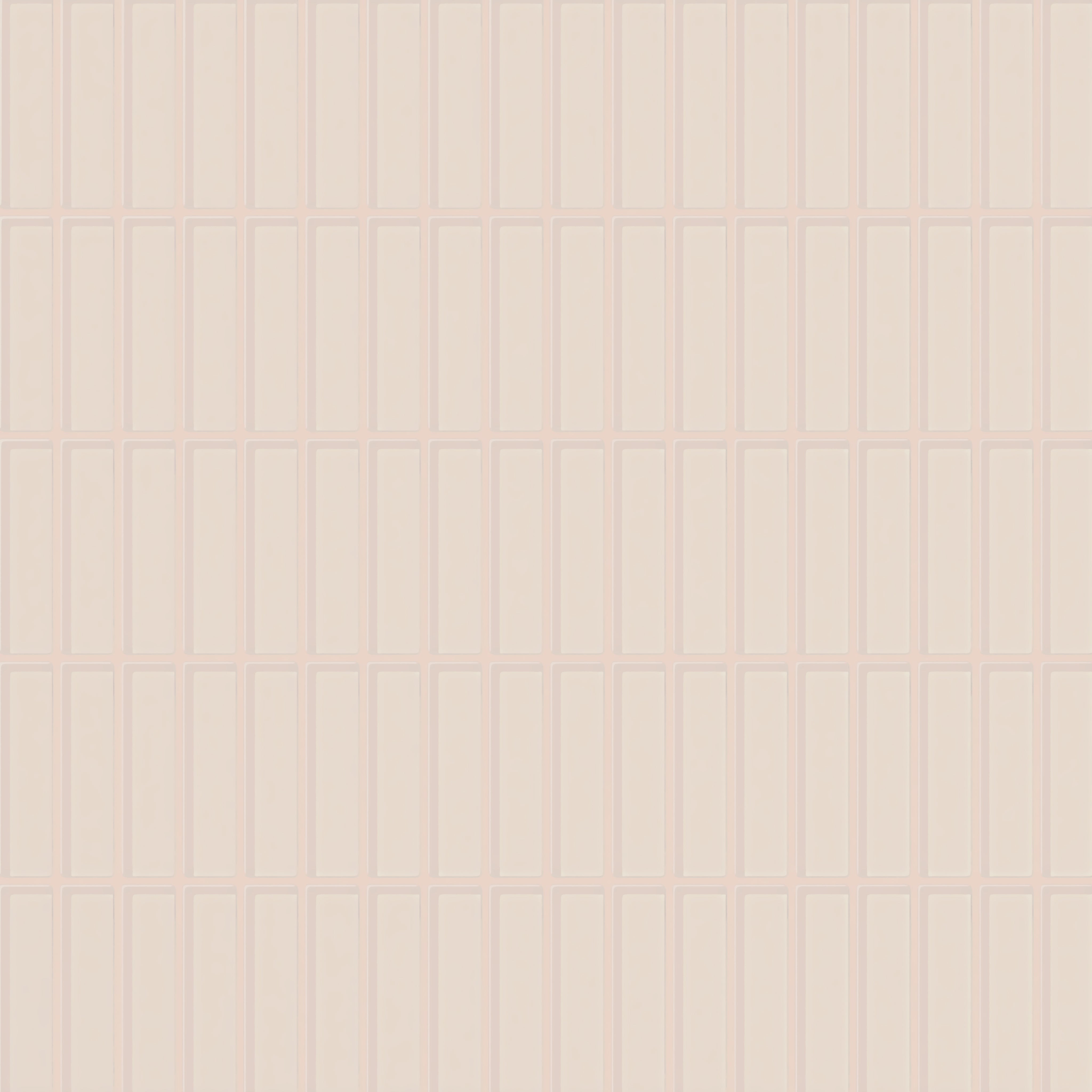 1x4 Straight Set Sheeted Glass Mosaic Tile in Sandpiper Gloss