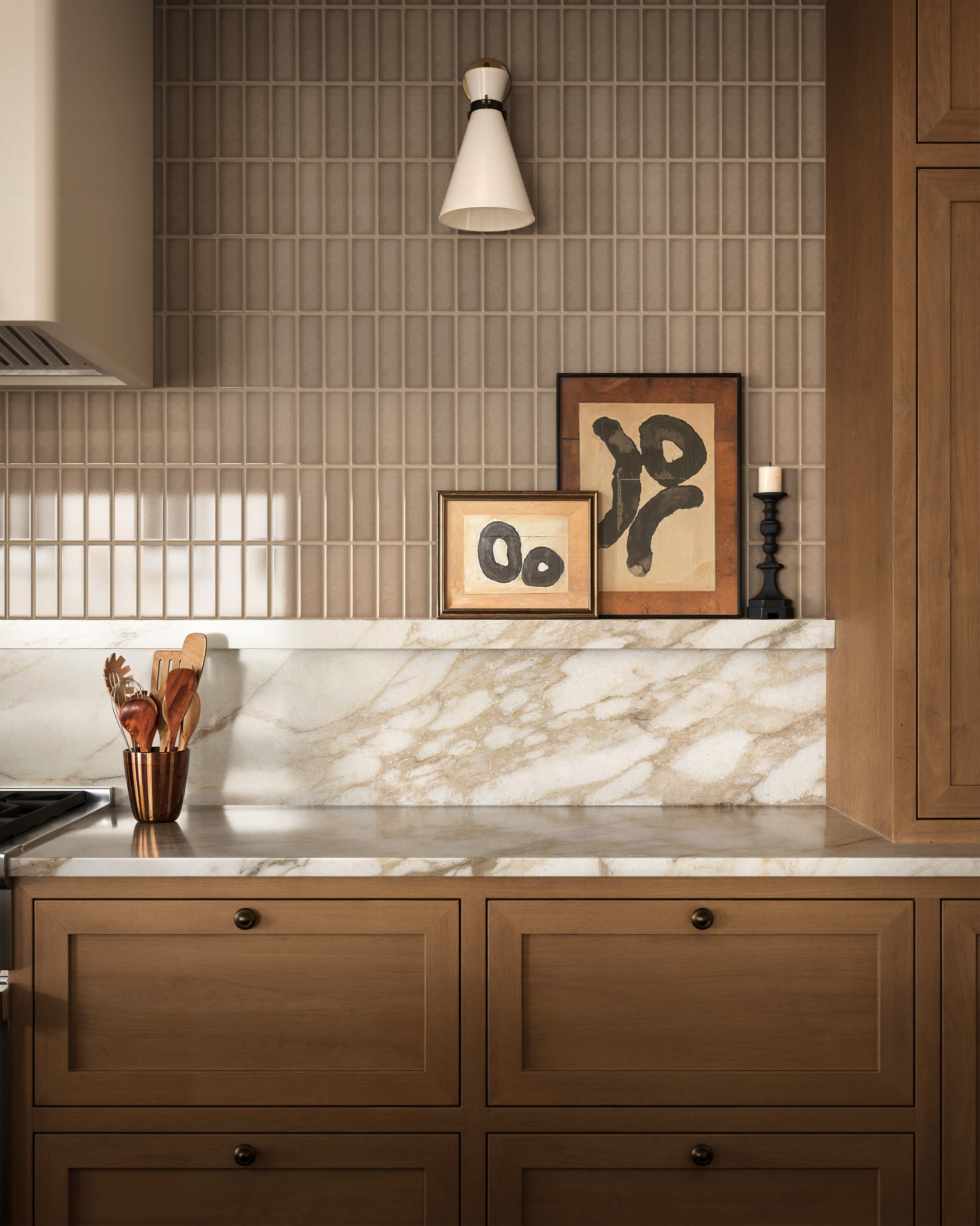 2x6 Original Ceramic Tile in Cardamom Gloss - Fireclay Tile