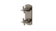 Emerson Two Handle Wall Mount Shower Trim with Defined Cross Handles in Antique Nickel