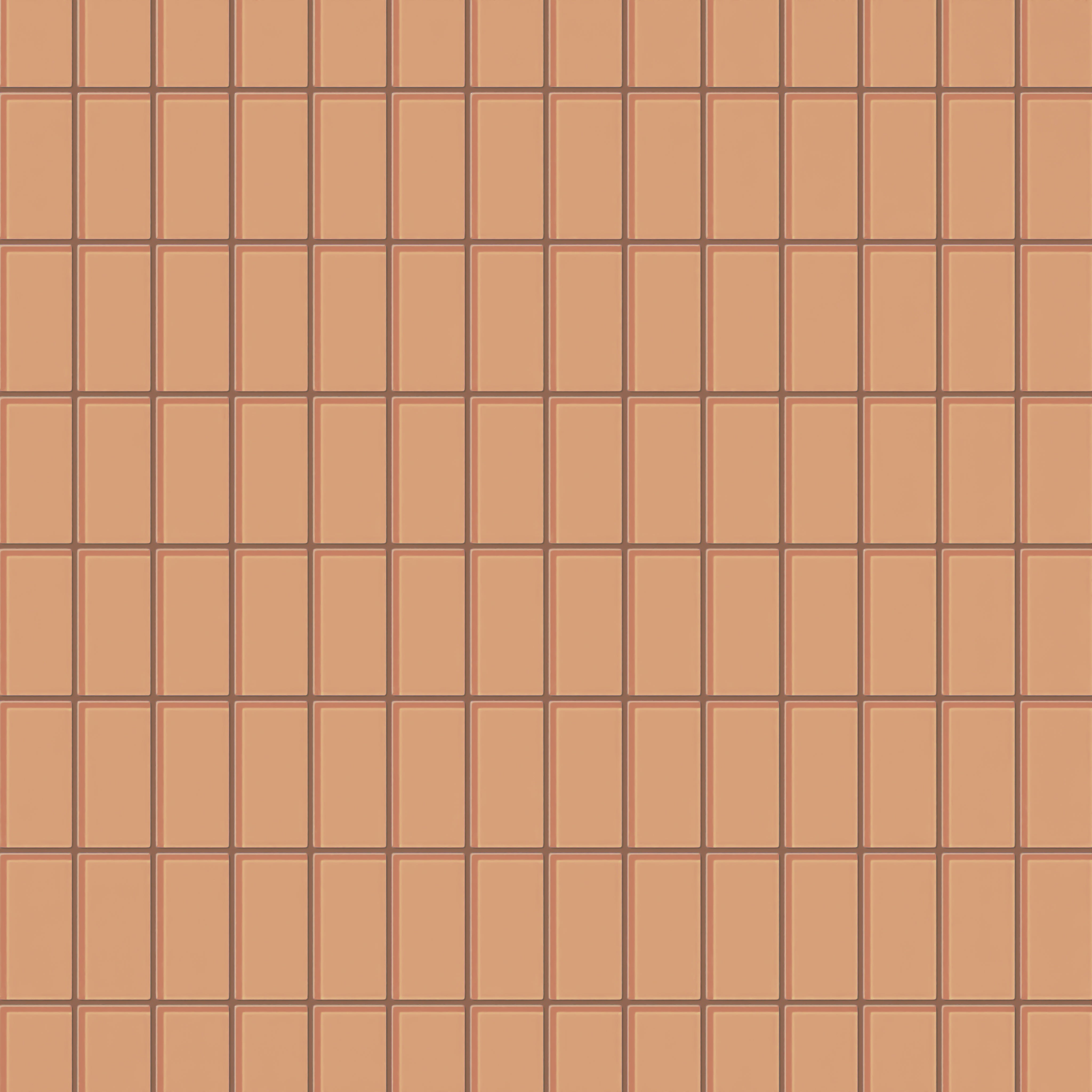 2x4 Straight Set Sheeted Glass Mosaic Tile in Carolina Wren Gloss