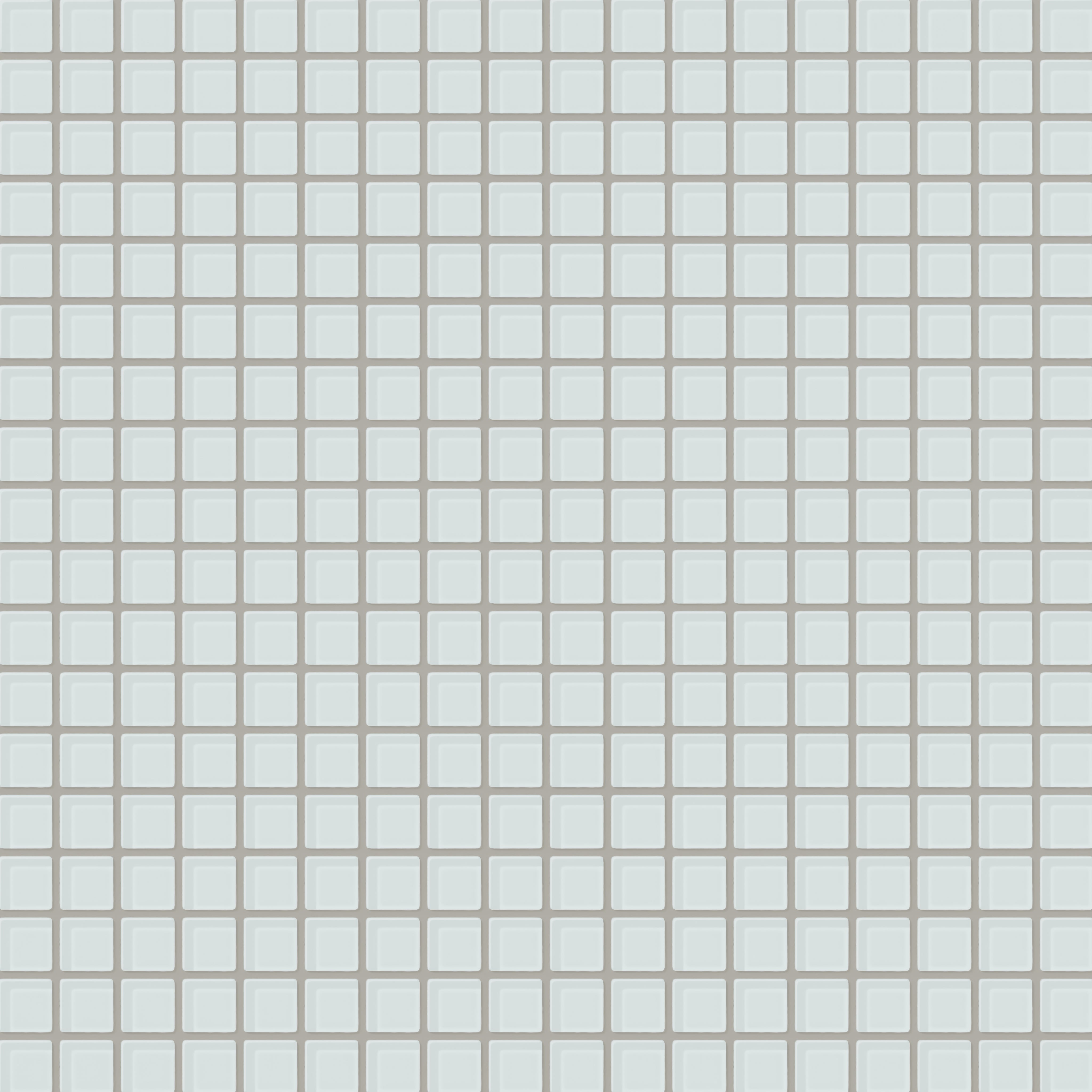 1x1 Straight Set Sheeted Glass Mosaic Tile in Warbler Gloss