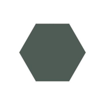 8" Hexagon Original Ceramic Tile in Tempest Matte
