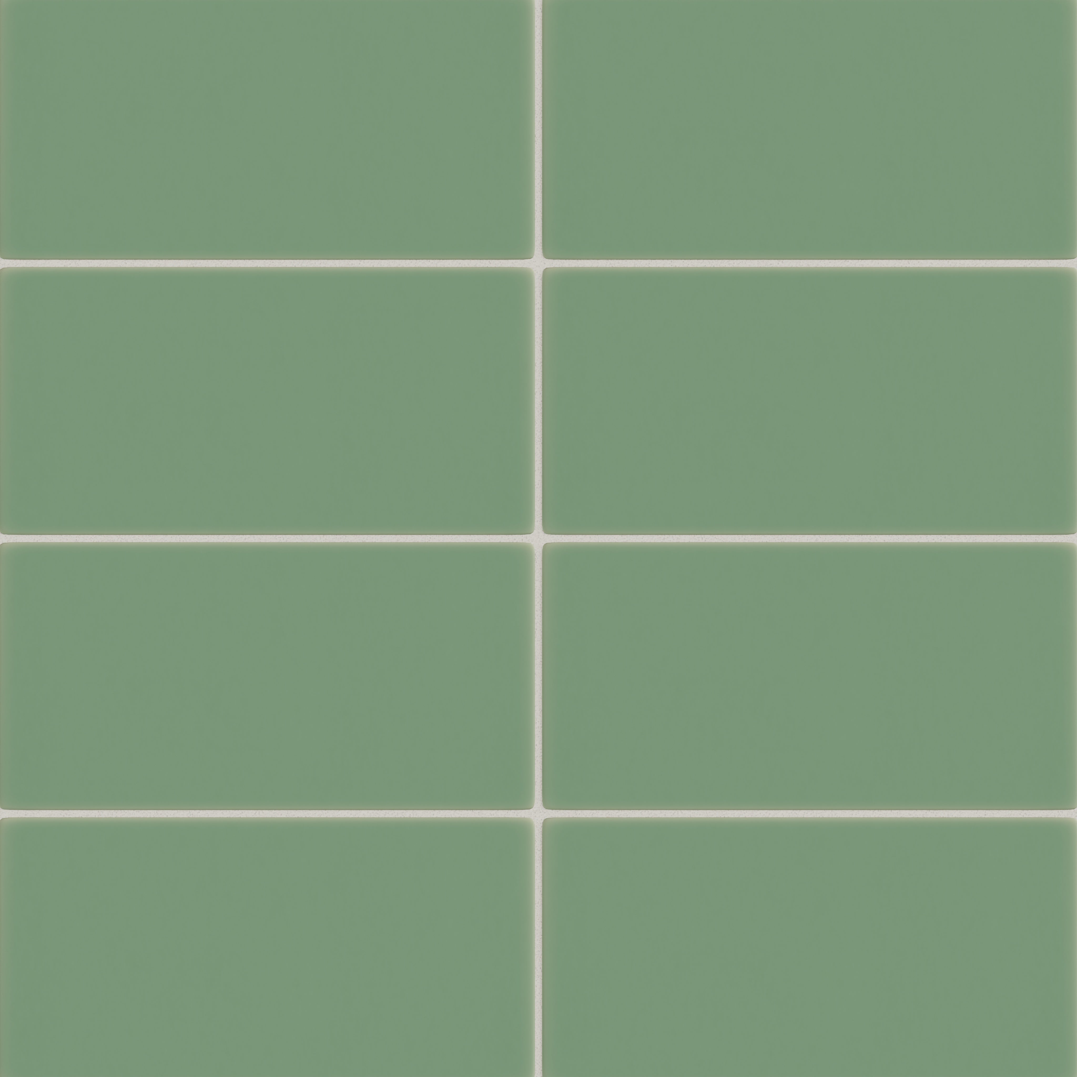 6x12 Original Ceramic Tile in Sea Green Matte