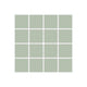 2x2 Straight Set Sheeted Original Ceramic Mosaic Tile in Rosemary Matte