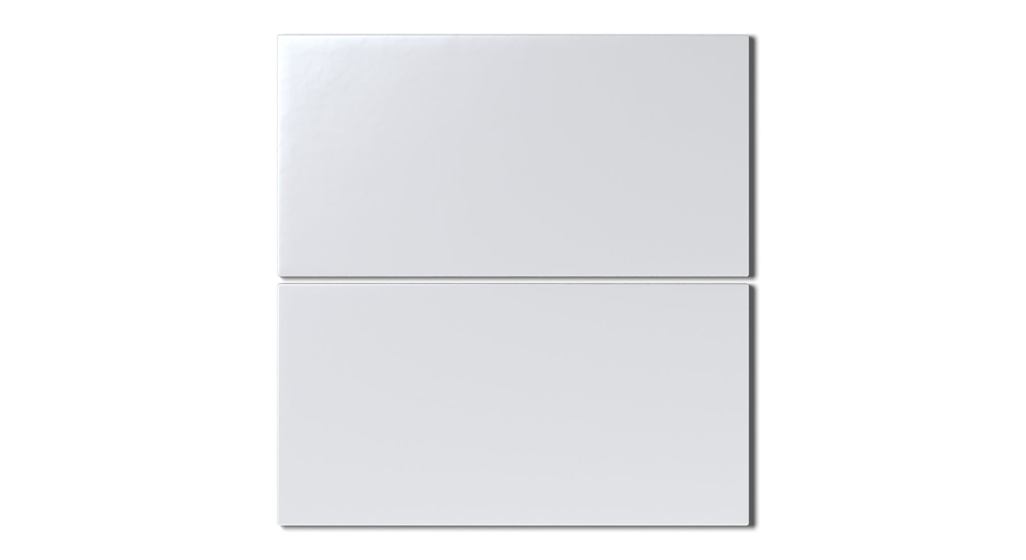 6x12 Natural Press Ceramic Tile in Tin Oxide Matte