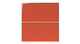 6x12 Natural Press Ceramic Tile in Vermillion Gloss