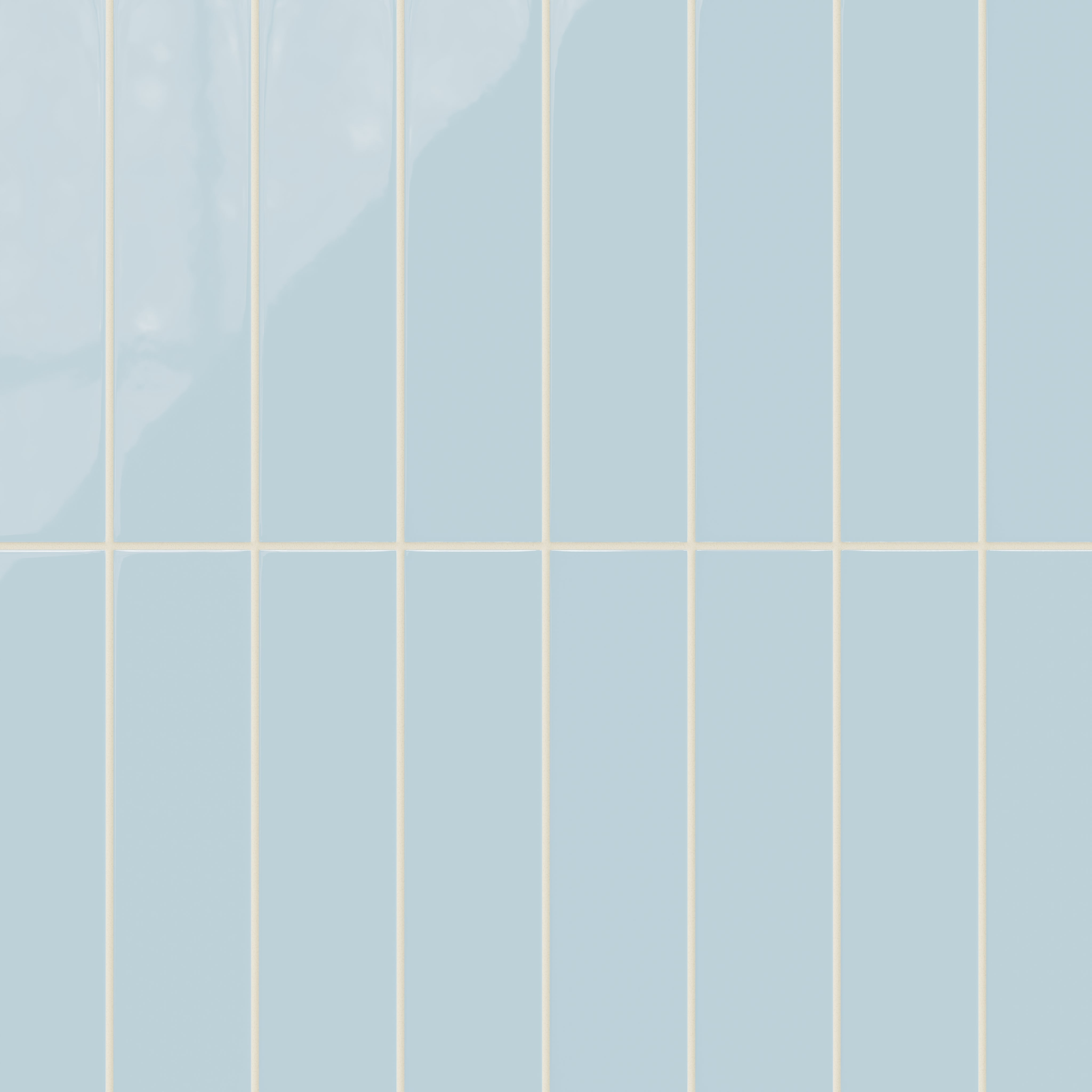 3x12 Natural Press Ceramic Tile in Egyptian Blue Gloss