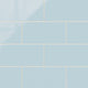 6x12 Natural Press Ceramic Tile in Egyptian Blue Gloss